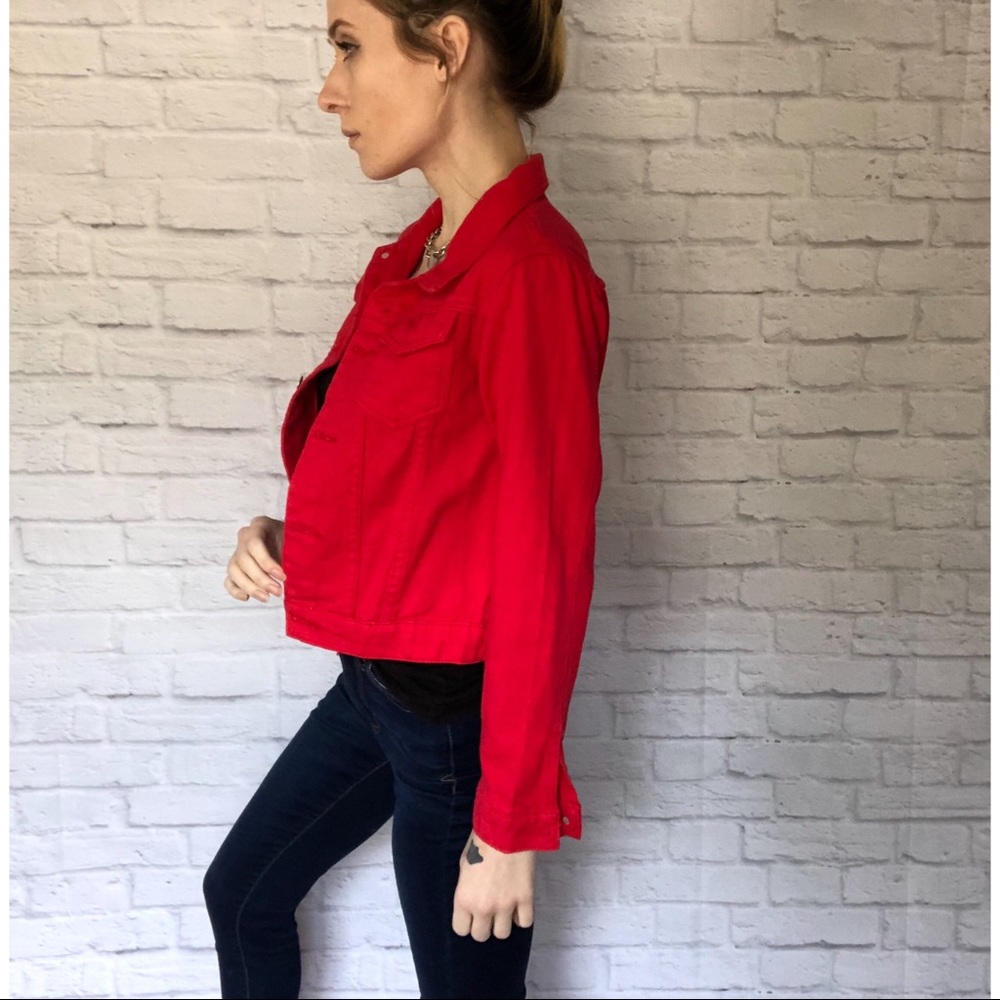 NWT ‘Candy Apple’ Denim Jacket - Picture 3 of 8
